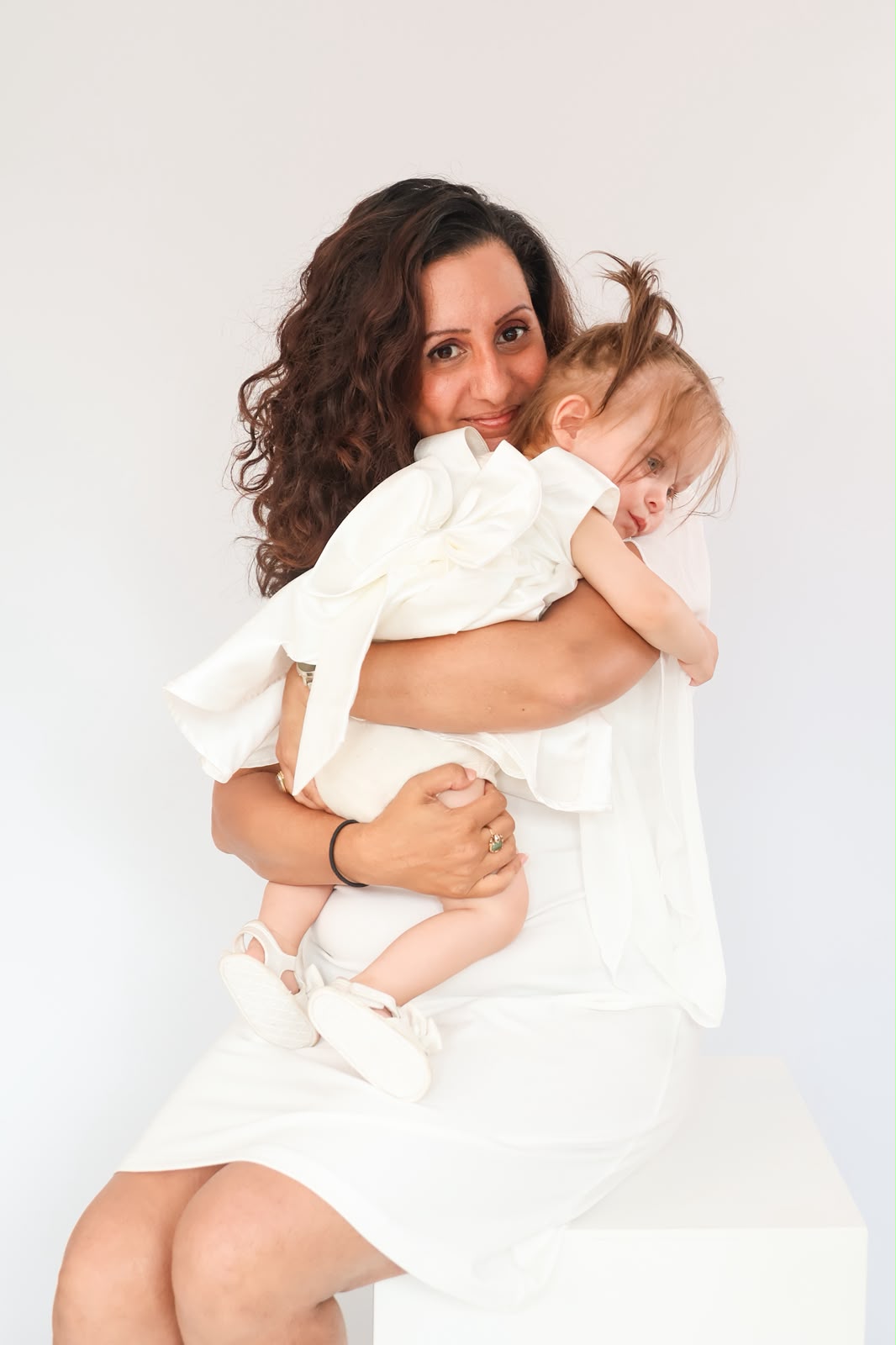 Romy met haar dochter Noé